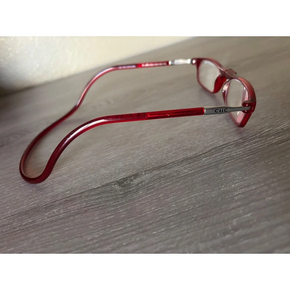 CliC‎ Magnetic Front Connection Read Glasses FRAMES Adjustable Neck Wrap Readers